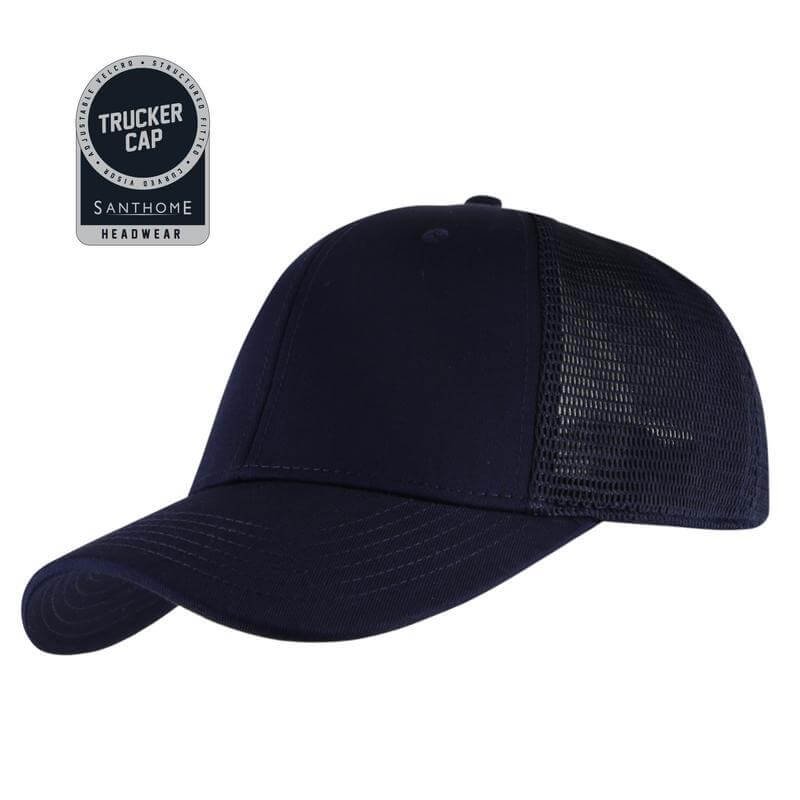 SWIFT 6 Panel Trucker Cap Navy Blue