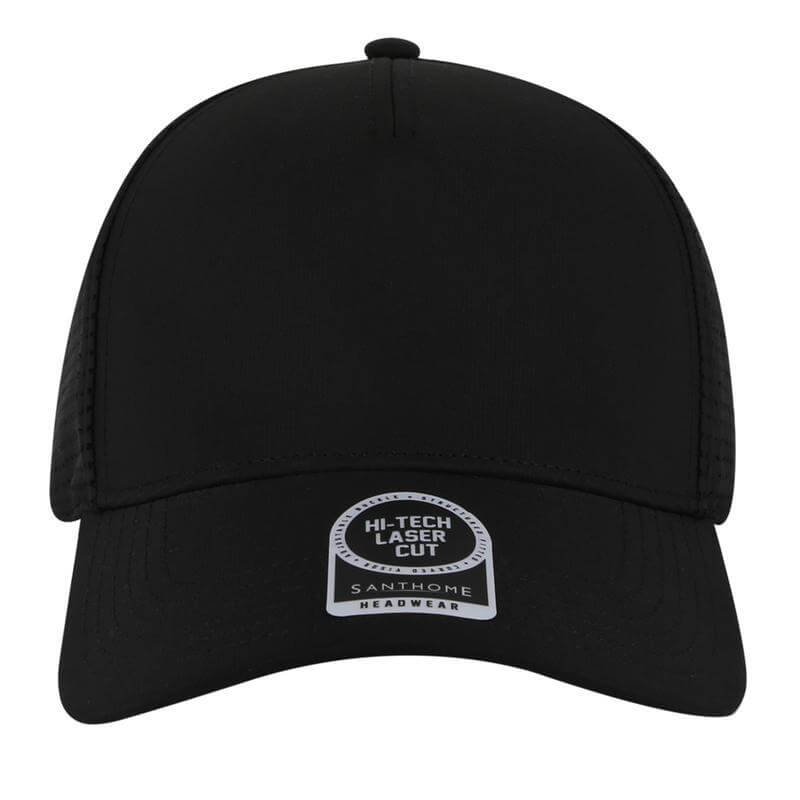 ACE - Santhome 5 Panel DryNCool® Sports Cap - Black - Image 2