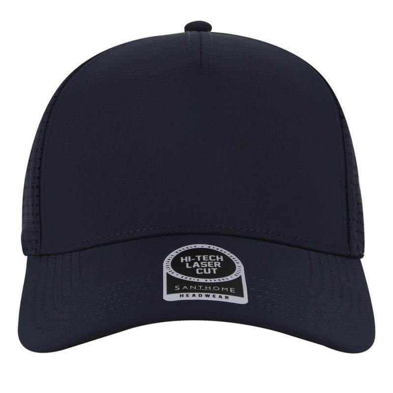 ACE - Santhome 5 Panel DryNCool® Sports Cap - Navy Blue - Image 2