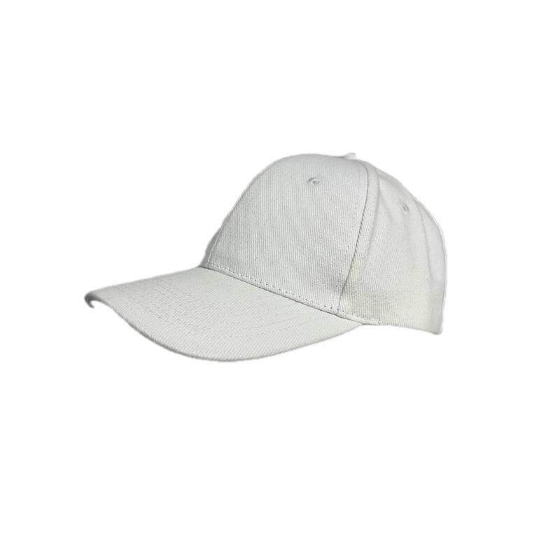 TARTU - 6 Panel Heavy Brushed Cotton Cap - White - Image 2