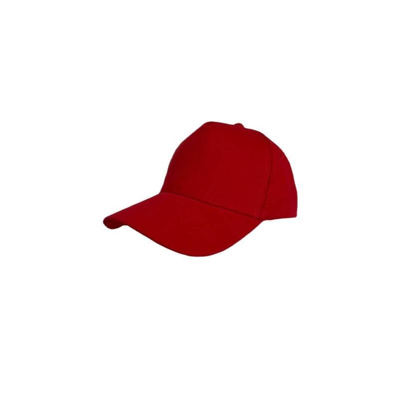 NARVA 5 Panel Heavy Brushed Cotton Cap Red