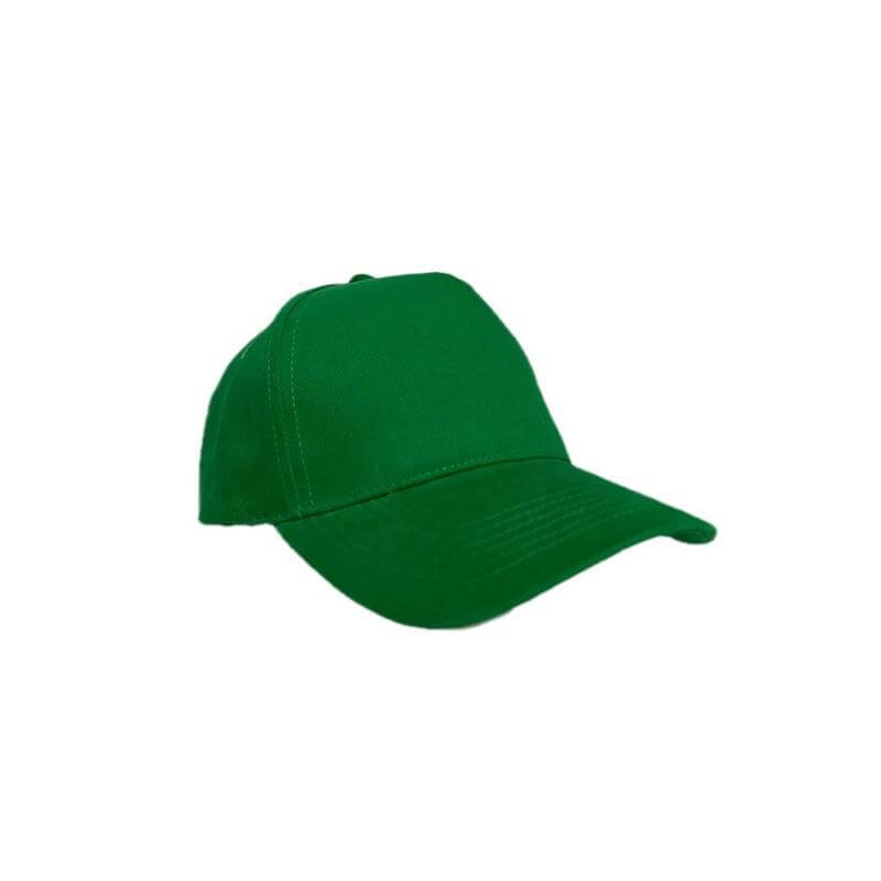 NARVA - 5 Panel Heavy Brushed Cotton Cap - Green - Image 2