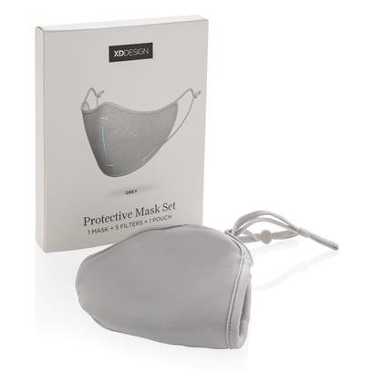 TALSI - XDDESIGN Protective Face Mask Set - Grey (Anti-viral) - Image 4