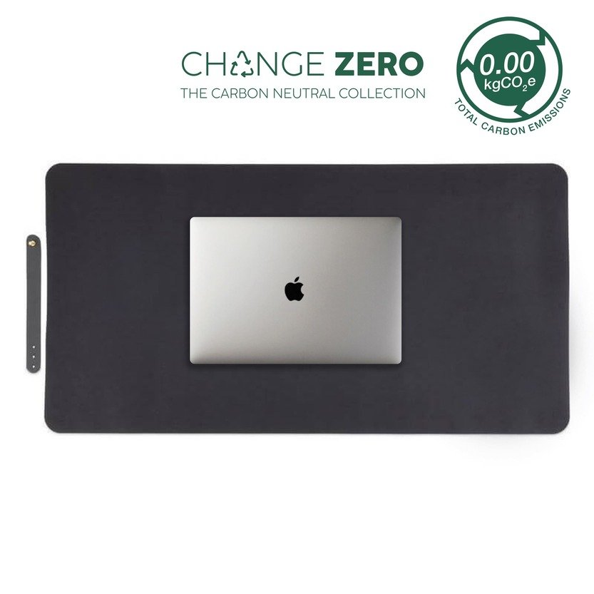 ZILE CHANGE ZERO Recycled PU Desk Pad Black