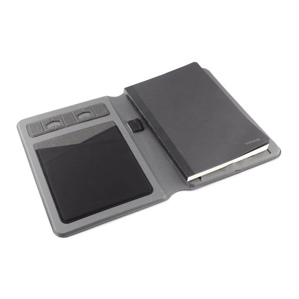GUBIN - Santhome 10000mAh Wireless Powerbank Organizer - Grey - Image 3