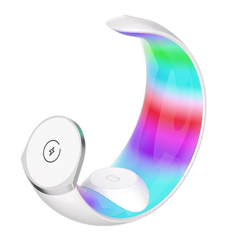 NEXO - Giftoloy 4-in-1 Wireless Charger with Night Light - White - Image 4