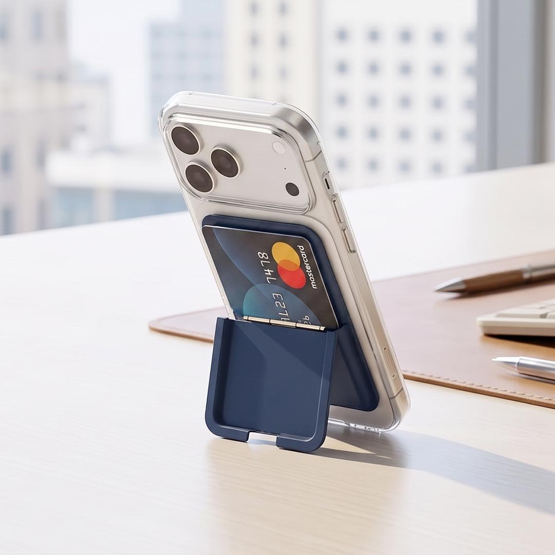 NAPIER - MagCase Phone Cardholder - Navy Blue - Image 6