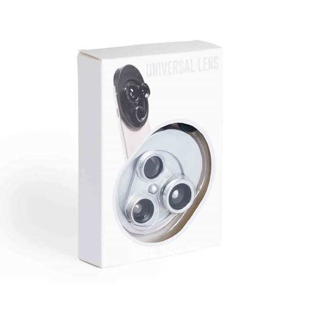 DEPOK - Universal Lens System For Smartphone 4-in-1 Silver - Image 2