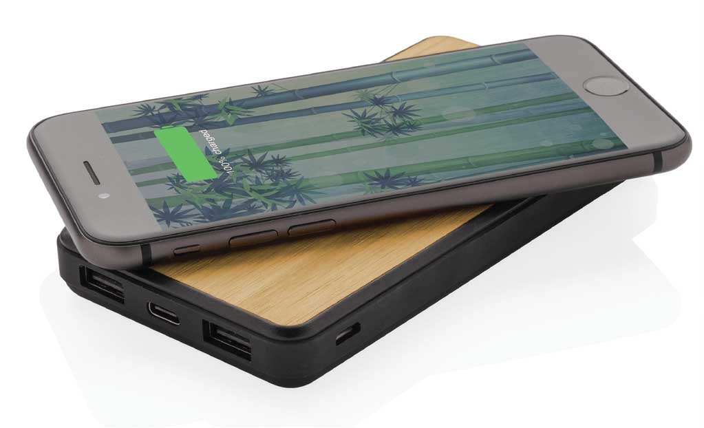ARLES - CHANGE Collection RCS Recycled 10000mAh Wireless Powerbank - Image 5