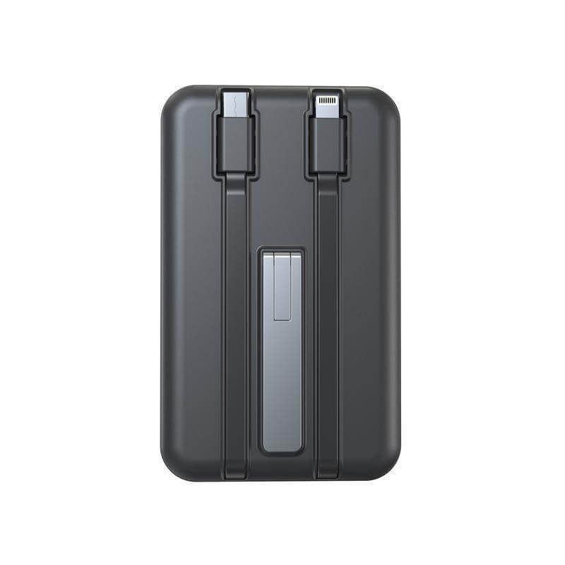 SOLANO - @memorii 10000mAh Mag Wireless Powerbank with Inbuilt Cables - Image 6