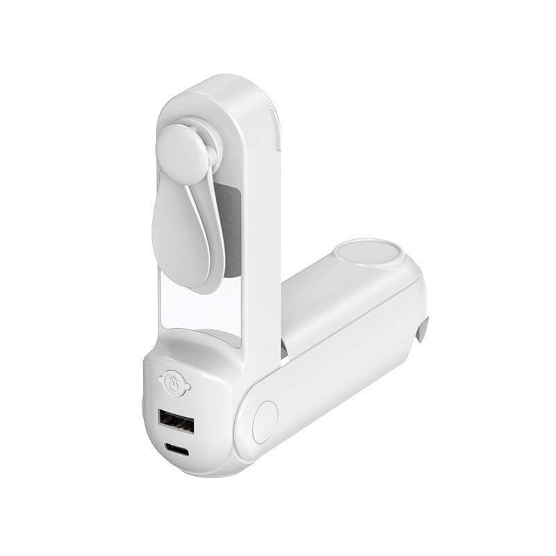ARCHIE - Giftology 5-in-1 Powerbank Fan with Torch, Phone Holder & Mirror - Image 5