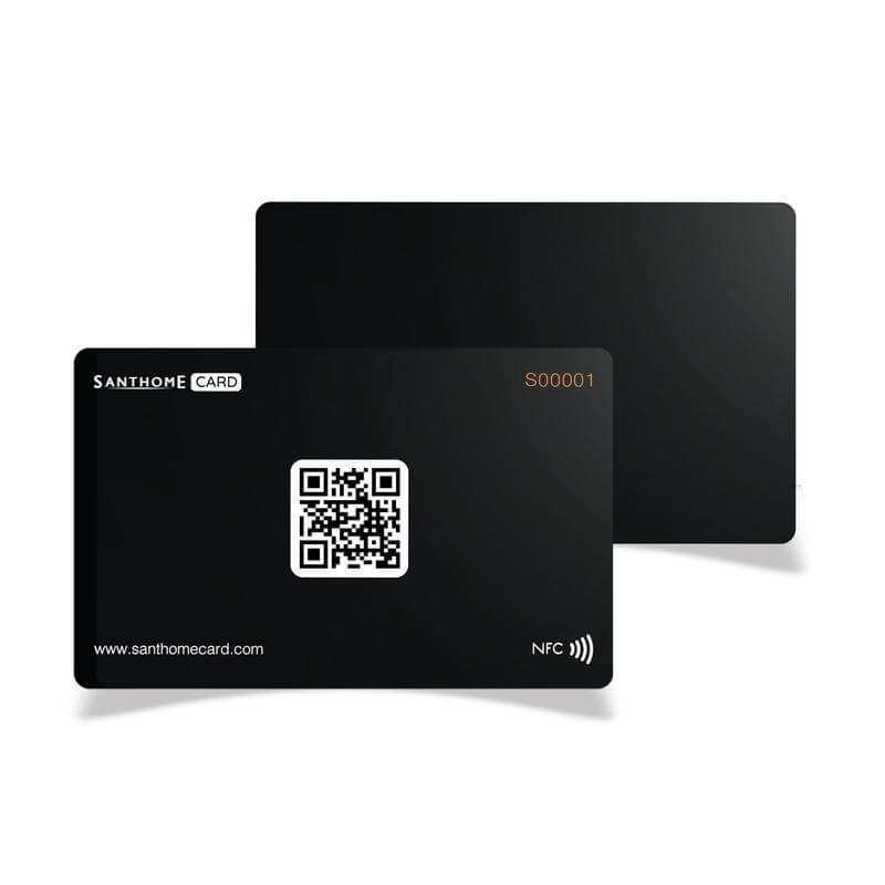 Santhome Card - Digital Business NFC Card - Black - Image 3