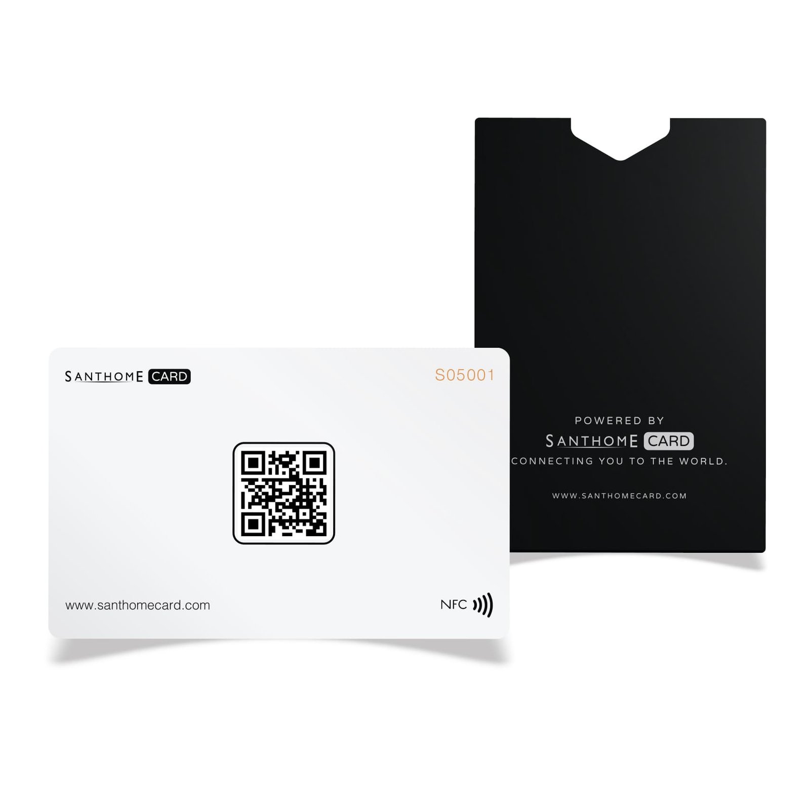Santhome Card - Digital Business NFC Card - White - Image 2