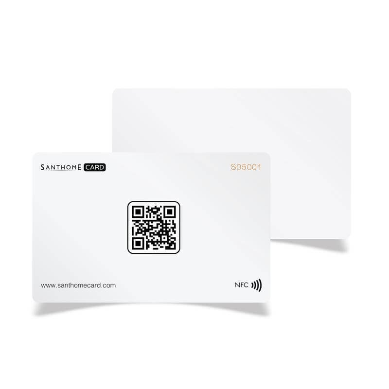 Santhome Card - Digital Business NFC Card - White - Image 4