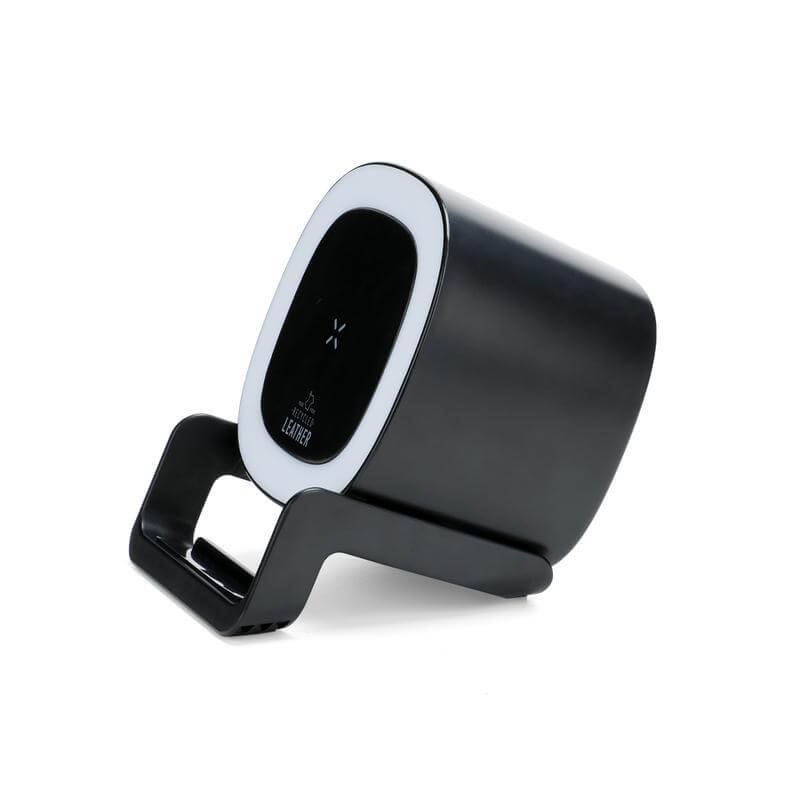 TASOVA - @memorii Recycled 15W Wireless Charger Bluetooth Speaker - Black - Image 4