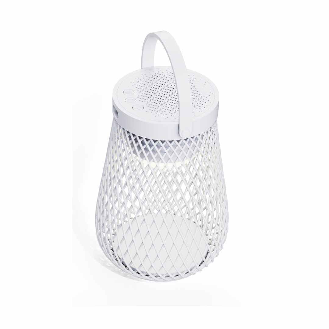 MERANO - @memorii Wireless Speaker Lantern - White - Image 2