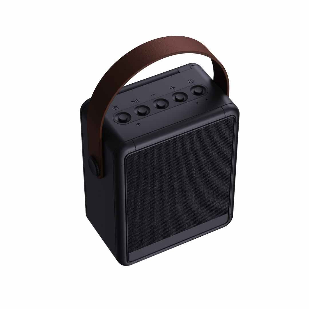 SOLA - @memorii RCS Recycled Solar Speaker & Lamp - Black - Image 3
