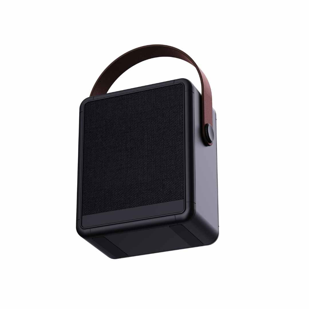 SOLA - @memorii RCS Recycled Solar Speaker & Lamp - Black - Image 4