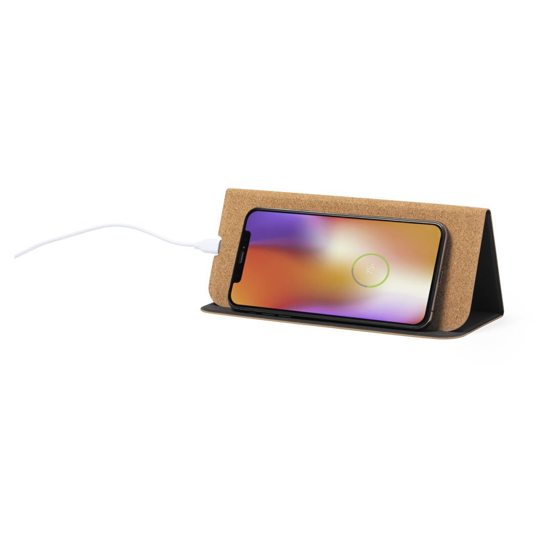 DEBNO - Giftology Cork Mouse Pad with 15W Wireless Charger - Image 3
