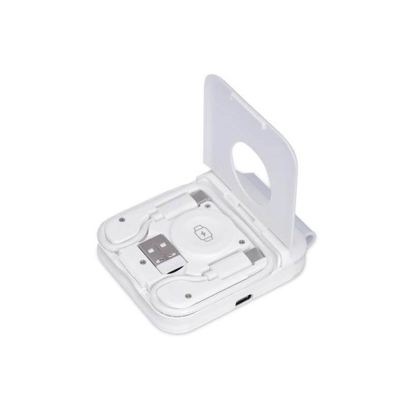 TURIN - @memorii Foldable Wireless Charger and Multicable Set - White - Image 5