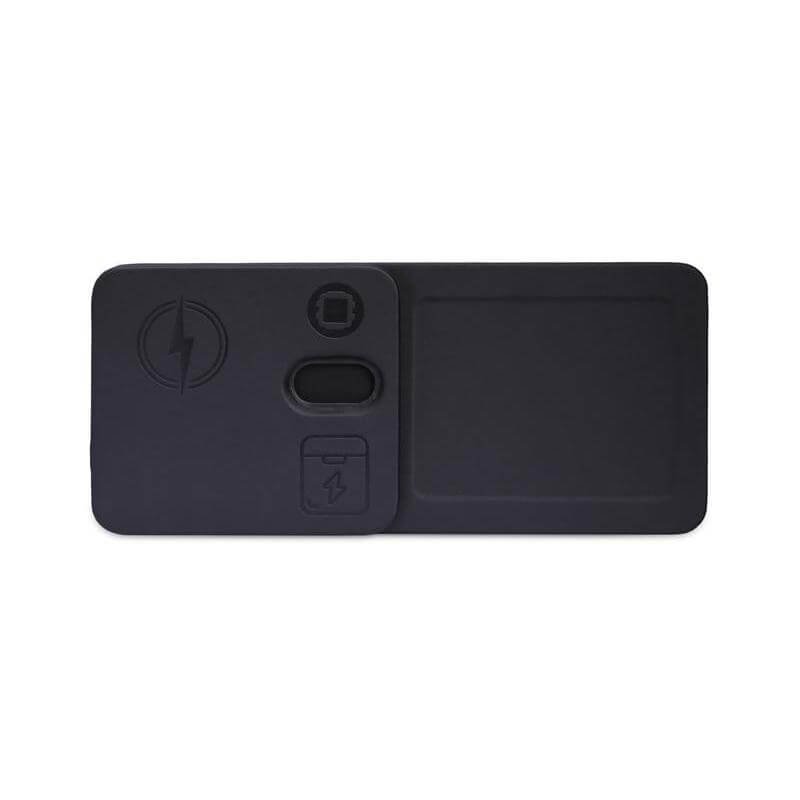 AVRON - Giftology 3-in-1 Magnetic Wireless Charger Desk Tray - Black - Image 4