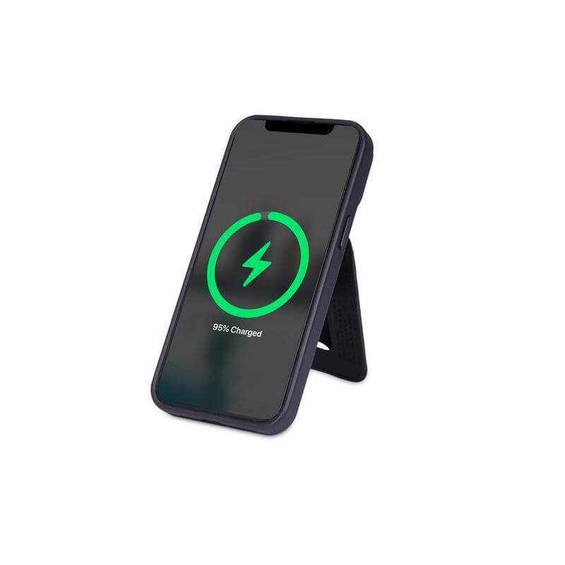 MAG3 - Giftology 3-in-1 Magnetic Wireless Charger Card Holder - Black - Image 6