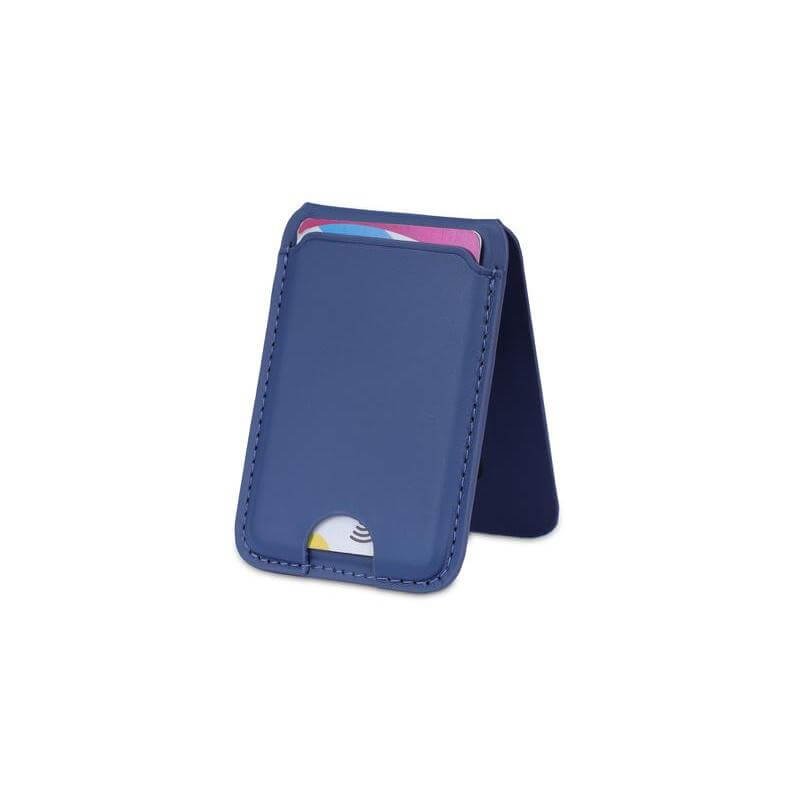 MAG3 - Giftology 3-in-1 Magnetic Wireless Charger Card Holder - Navy - Image 4