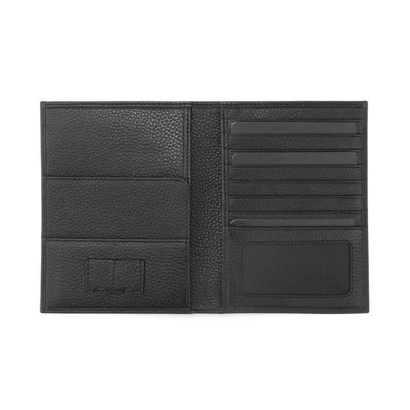 CROSS Soft Grain Leather 9CC Passport Travel Wallet - Black - Image 4