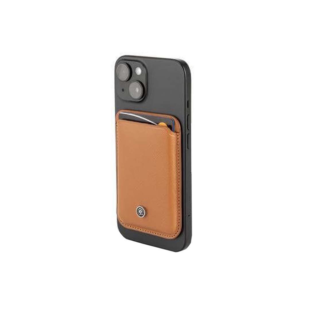 CROSS Saffiano Leather Magnetic Cardholder - Mocha - Image 3