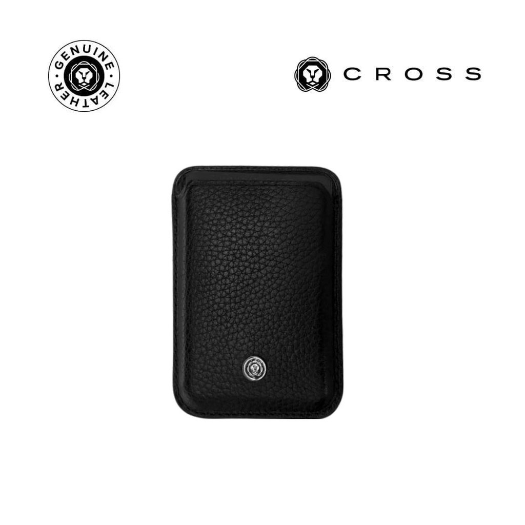 CROSS Pebble Leather Magsafe Wallet Black