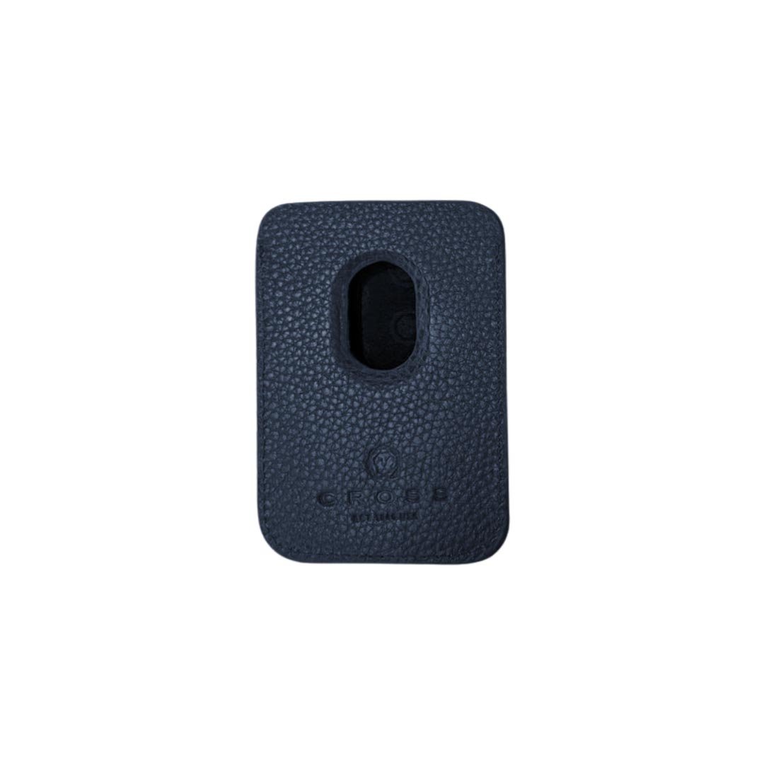 CROSS Pebble Leather Magsafe Wallet - Navy Blue - Image 2