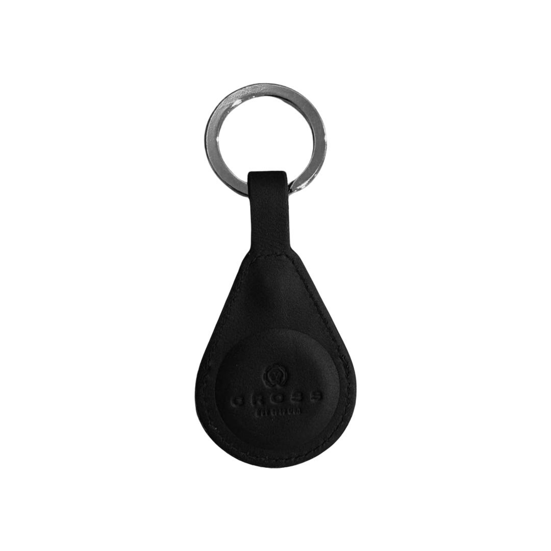 CROSS Leather Airtag Key Ring - Black - Image 2