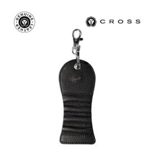 CROSS Leather Golf Tee Holder - Black