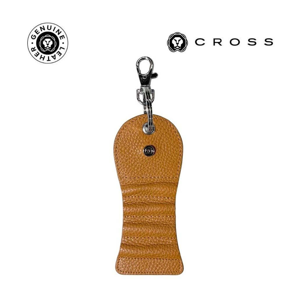 CROSS Leather Golf Tee Holder - Mocha