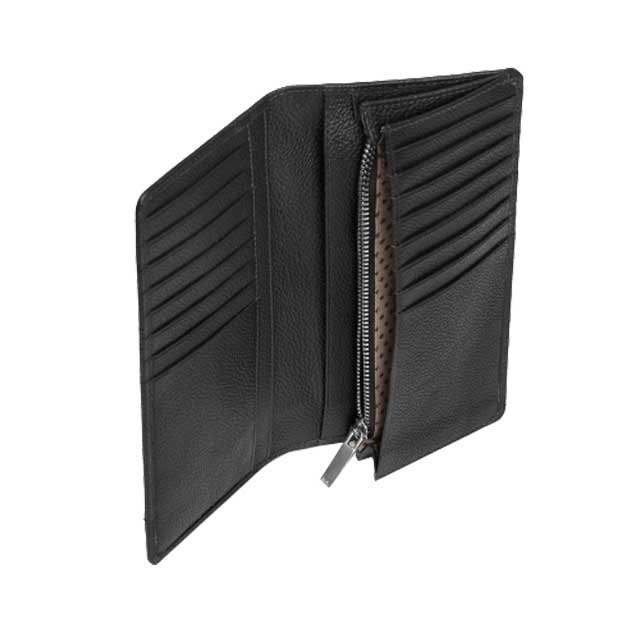 Moleskine Classic Match Leather Slimfold Wallet - Black - Image 3