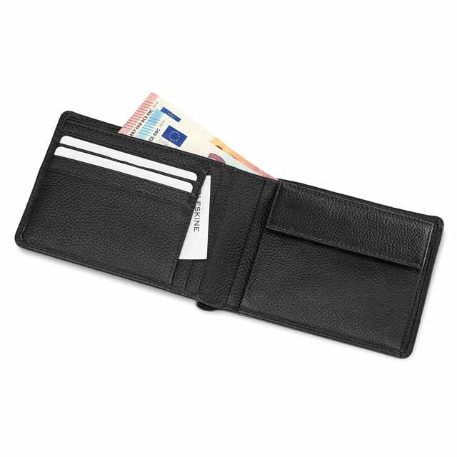 Moleskine Classic Match Genuine Leather Wallet - Black - Image 4