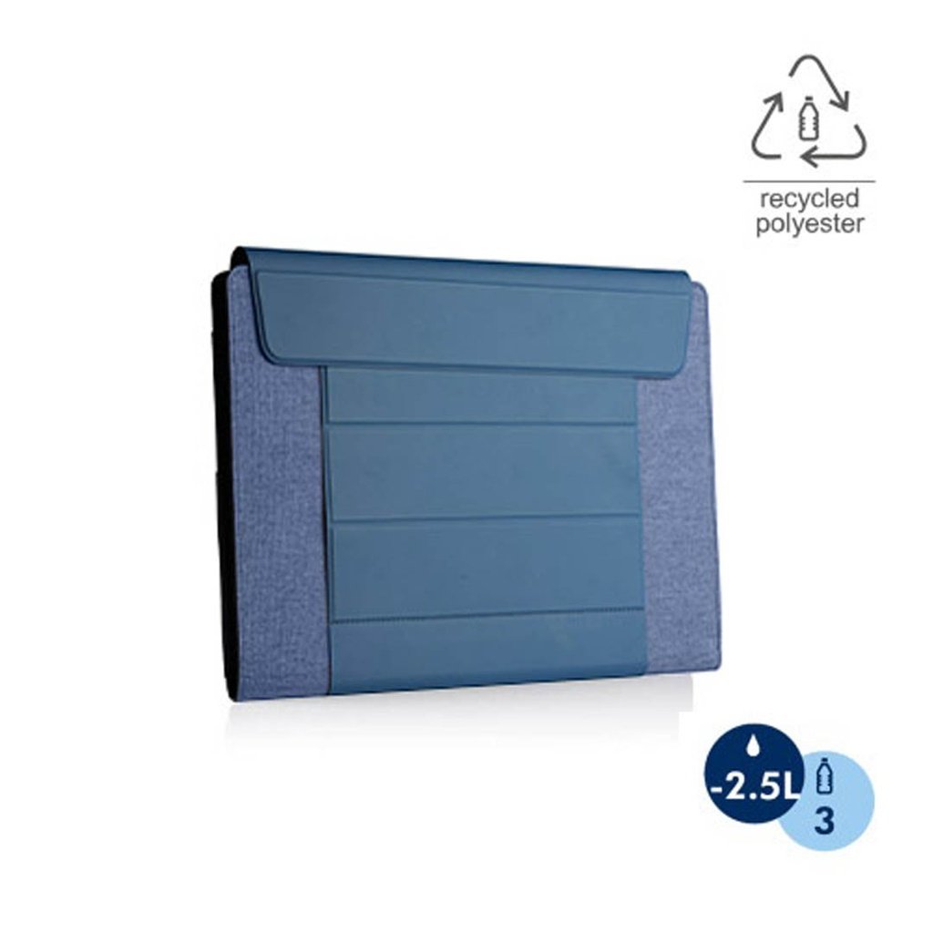 FULDA CHANGE Collection RPET Laptop Case & Workstation Navy Blue