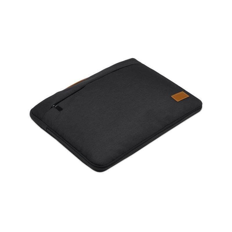 SALCEA - Santhome® 15" Laptop Sleeve - Black/Tan - Image 6