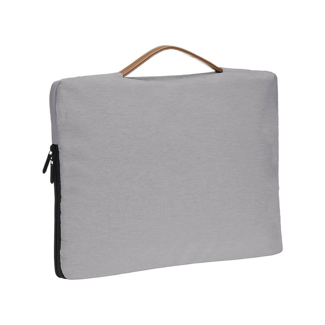 SALCEA - Santhome® 15" Laptop Sleeve - Grey/Tan - Image 6