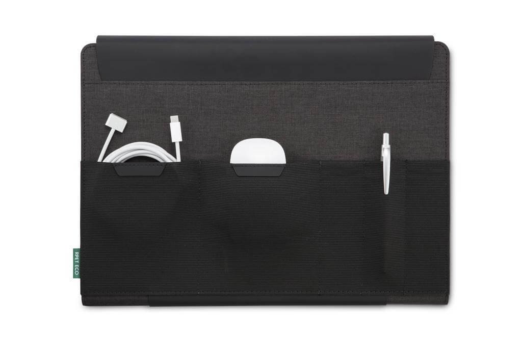 FULDA - CHANGE Collection RPET Laptop Case & Workstation - Black - Image 4