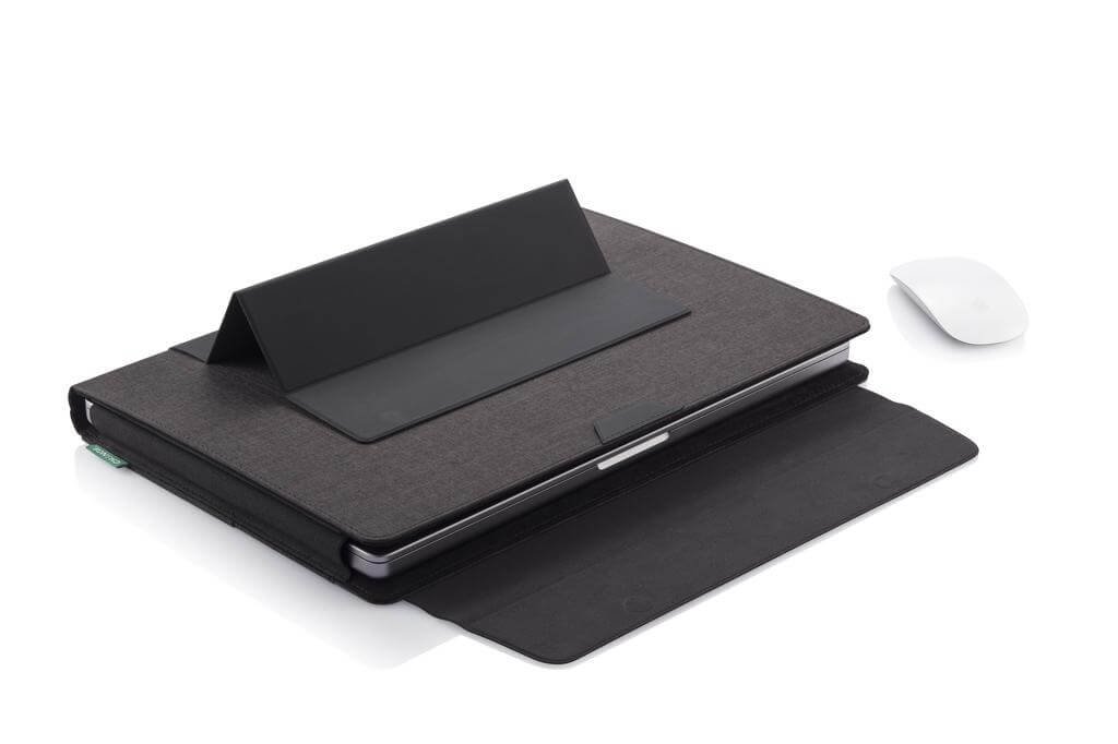 FULDA - CHANGE Collection RPET Laptop Case & Workstation - Black - Image 2