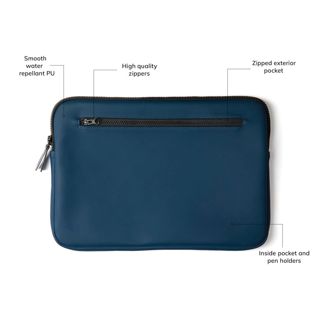 VINGA Baltimore Laptop Case 15" - Navy - Image 5