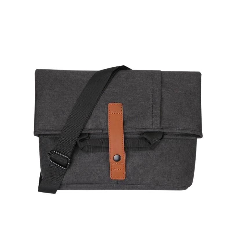 LORETTO - SANTHOME 2-in-1 Messenger & Tote Bag - Black - Image 2