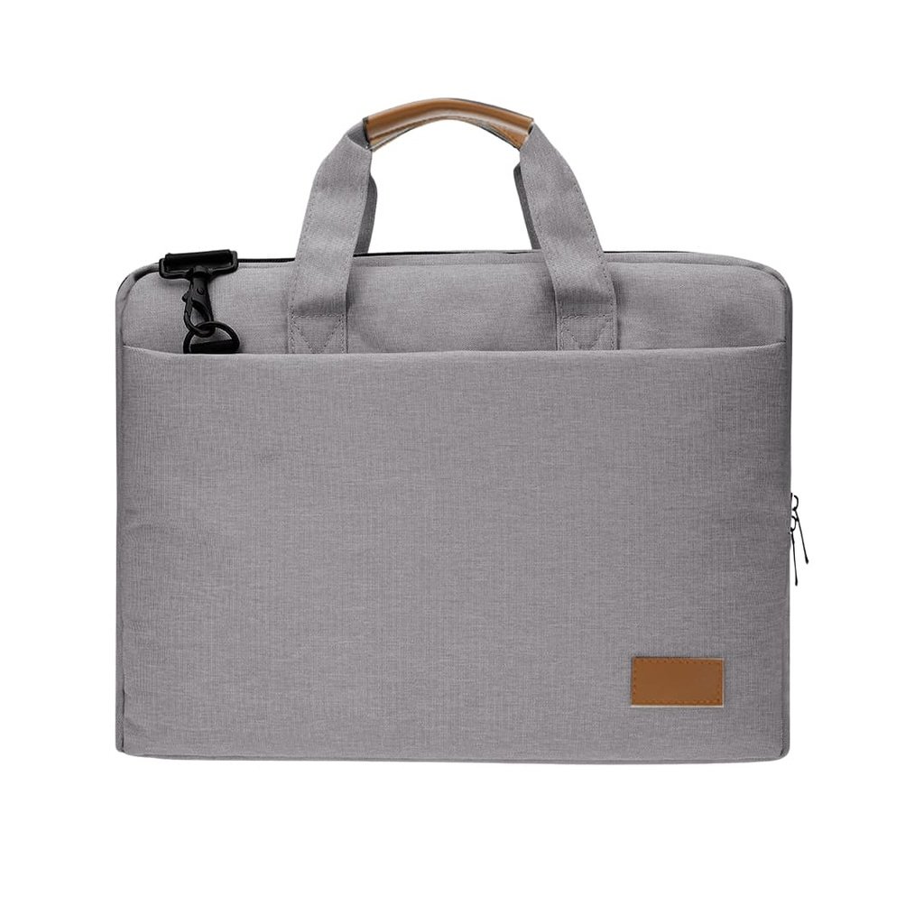 SLOTEN ® 15" Laptop Bag Grey/Tan
