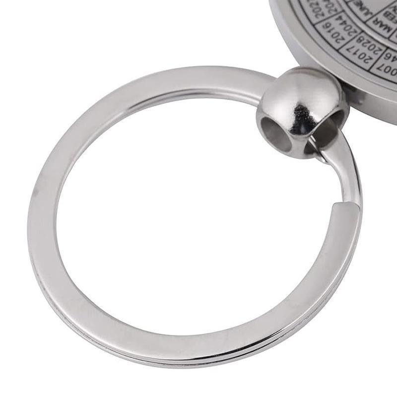 SLIGO - 50 Year Perpetual Calendar Keychain - Silver - Image 4