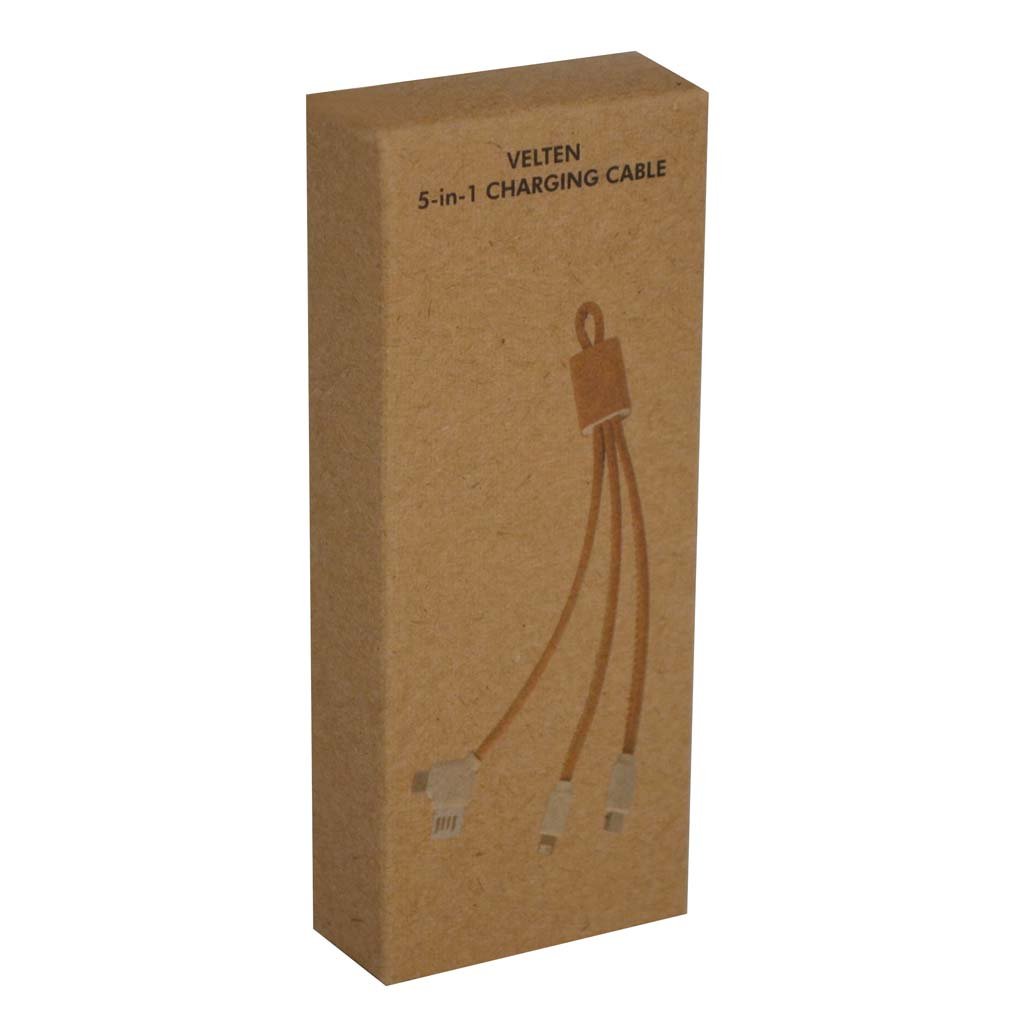 VELTEN - eco-neutral 5-in-1 Multiple Charging Cable - Image 4