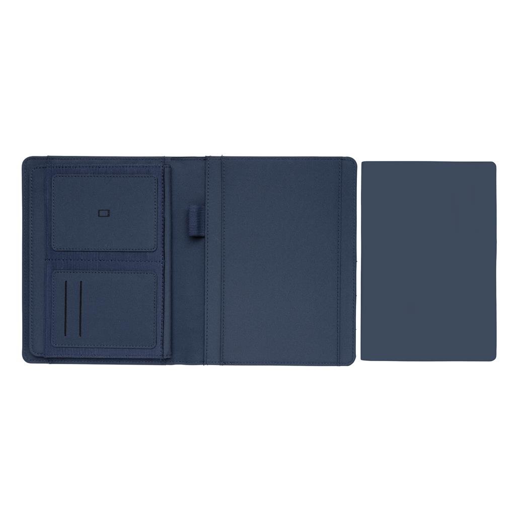 Impact AWARE™ RPET A5 notebook - Navy Blue - Image 6
