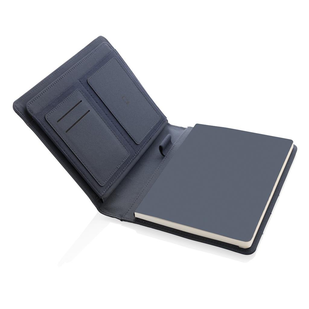 Impact AWARE™ RPET A5 notebook - Navy Blue - Image 3