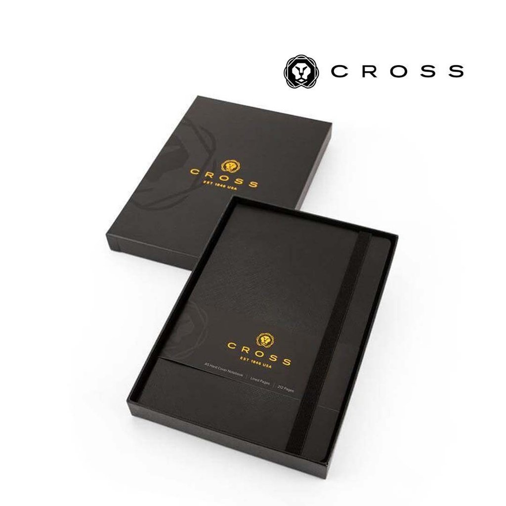Cross Hardcover Notebook with Box Black