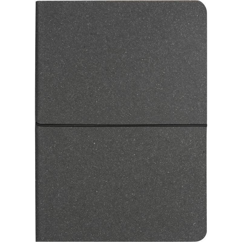 KOTEL - eco-neutral A5 Recycled Leather Soft Cover Notebook - Black - Image 3
